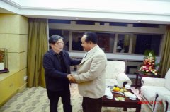 國家食品藥品監督管理局局長邵明立親切接見劉希山教授